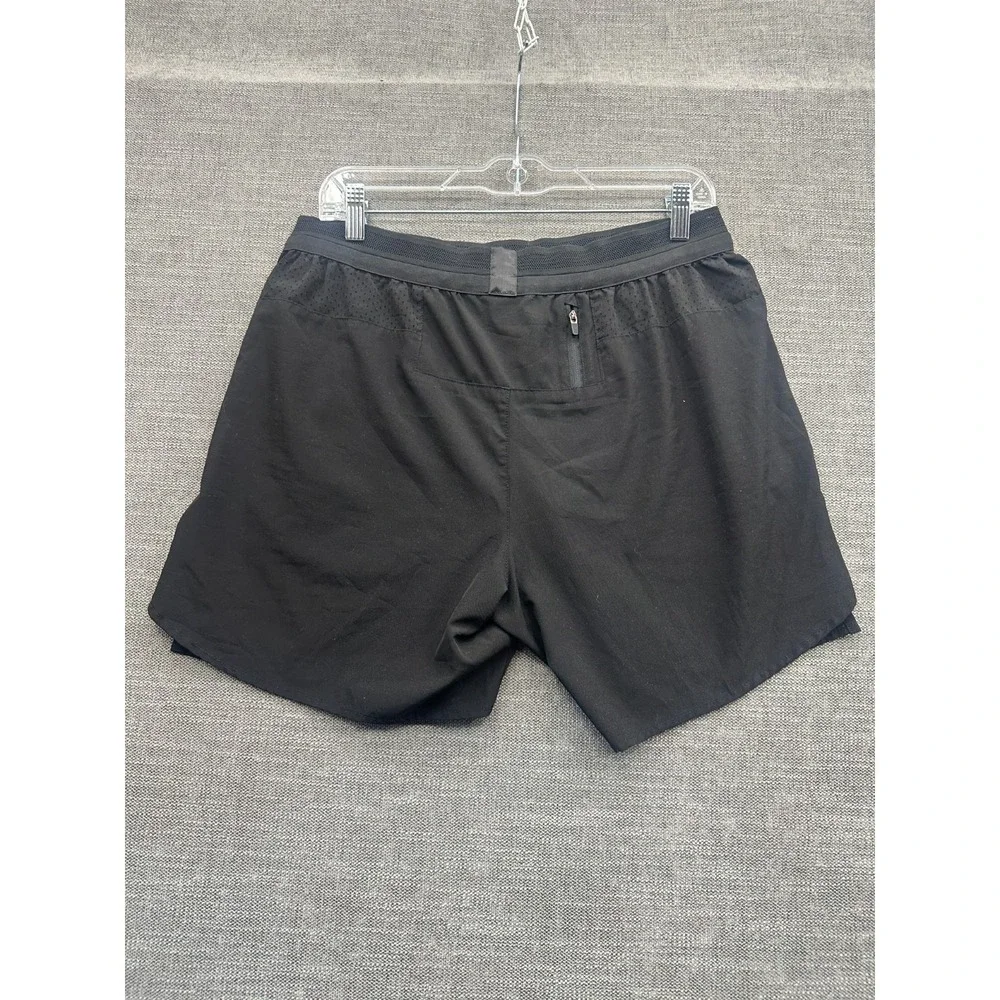 HYPRMV Running Shorts‎ Mens Medium Black Reflective Drawstring Training Gym